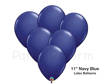 Navy Blue Balloons 11” Latex Balloons / Weddings Photo Props Navy Decor Bridal Shower Baby Shower Engagement Party