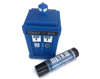 Meta 10 - Vanilla / Rose Flavor Doctor Who Inspired Lip Balm Geek Stix - Meta-Crisis Tenth Doctor - Shimmer
