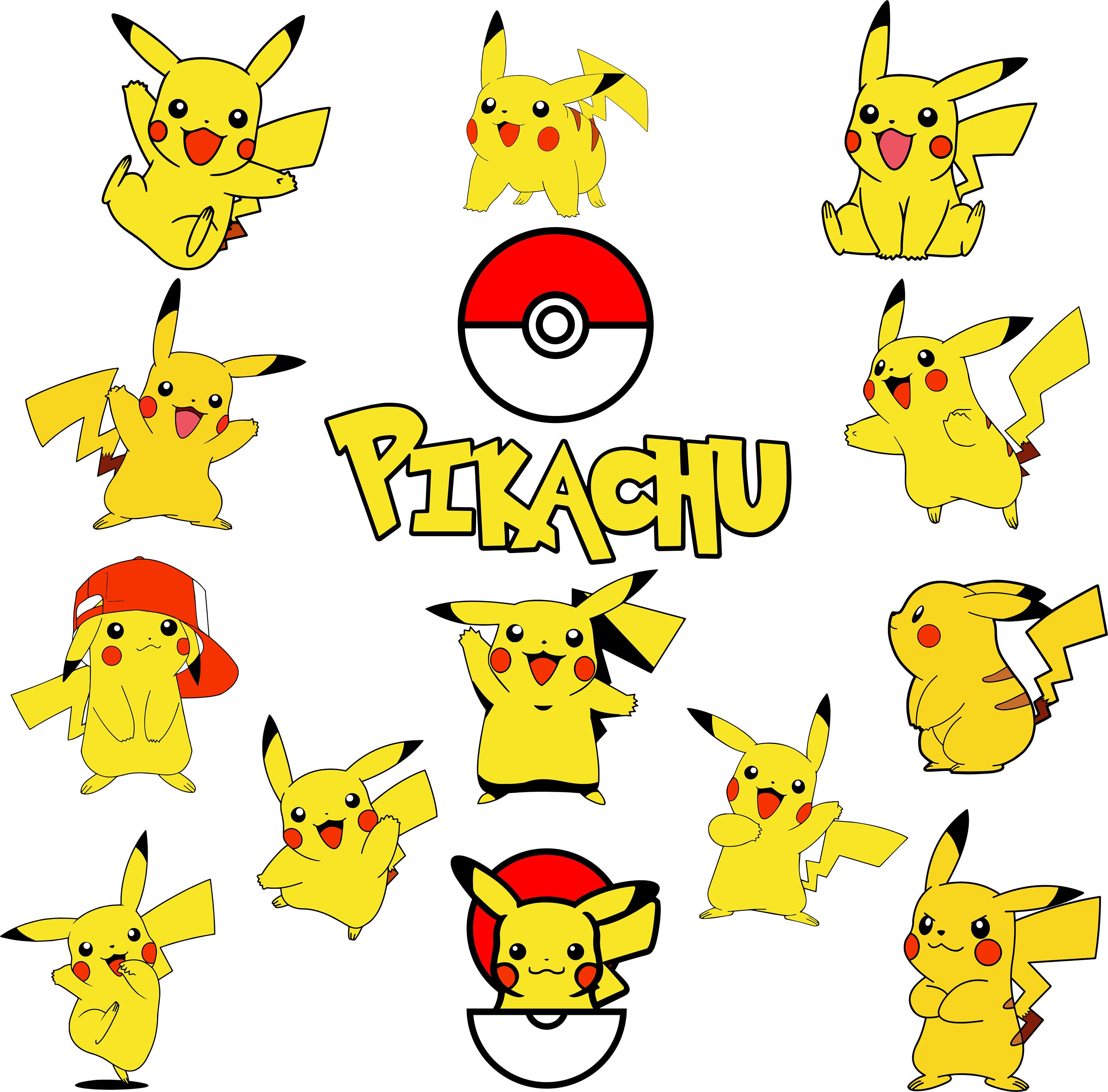 Download Pikachu. Svg.Dfx.Eps.Pdf.Png.