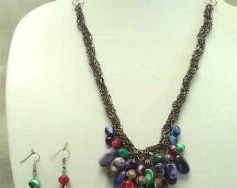 Braided chain necklace....
