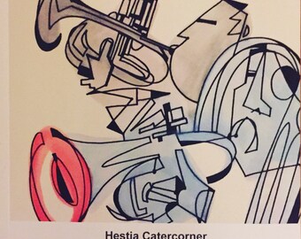 Hestia Catercorner 6 x 6 book of illustrations