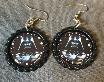 Darth vadar earrings
