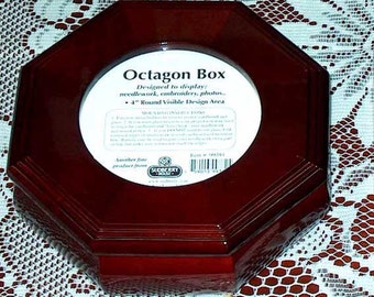 Needlework Boxes, Needlepoint Supplies, Needlework Accessories, Needlepoint Boxes, Decorative Wooden Boxes, Octagon Box (Sudberry 99381)