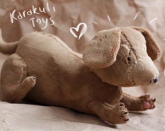 Handmade Plush Toy - Dachshund