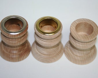 Nickle or Brass Candle Cup or Candle Stick Metal Inserts- Fits 7/8 Inch Candle Stick Hole, Candlestick Candle Cup Rings