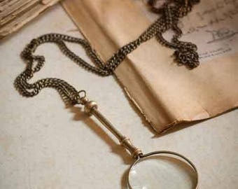 Magnifying Glass on a Chain - Chatelaine