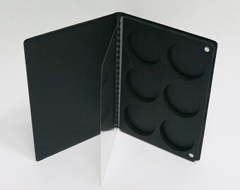 Makeup Eyeshadow Blusher 6 hole empty Case Palette Portable