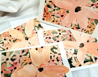 Floral - Original Art Note Cards