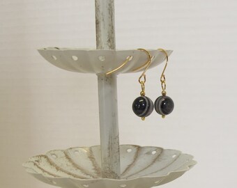 Natural Banded Agate Earrings - Affordable Elegance. Civil War Appropriate