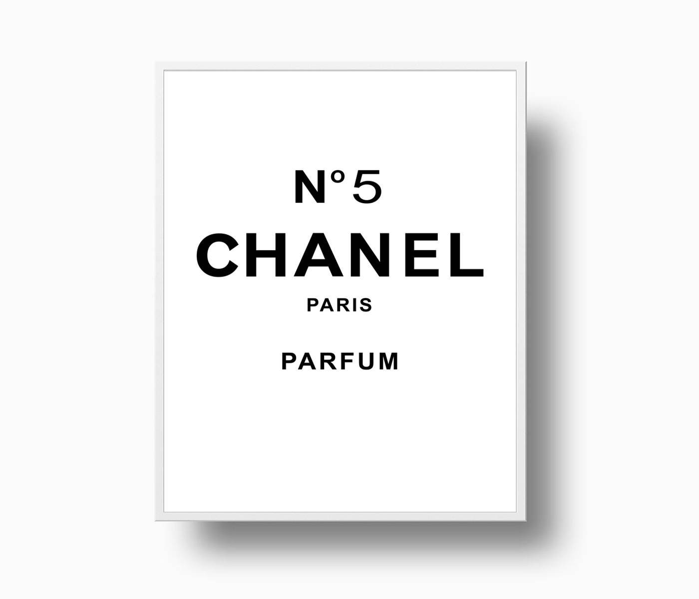 Chanel No 5 print Chanel Logo Coco Chanel poster Coco