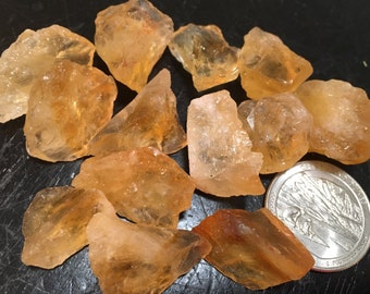 Raw Citrine Crystal - Citrine Stone - Citrine Cluster - Raw Citrine stone - Healing crystals and stones - brazilian citrine stone