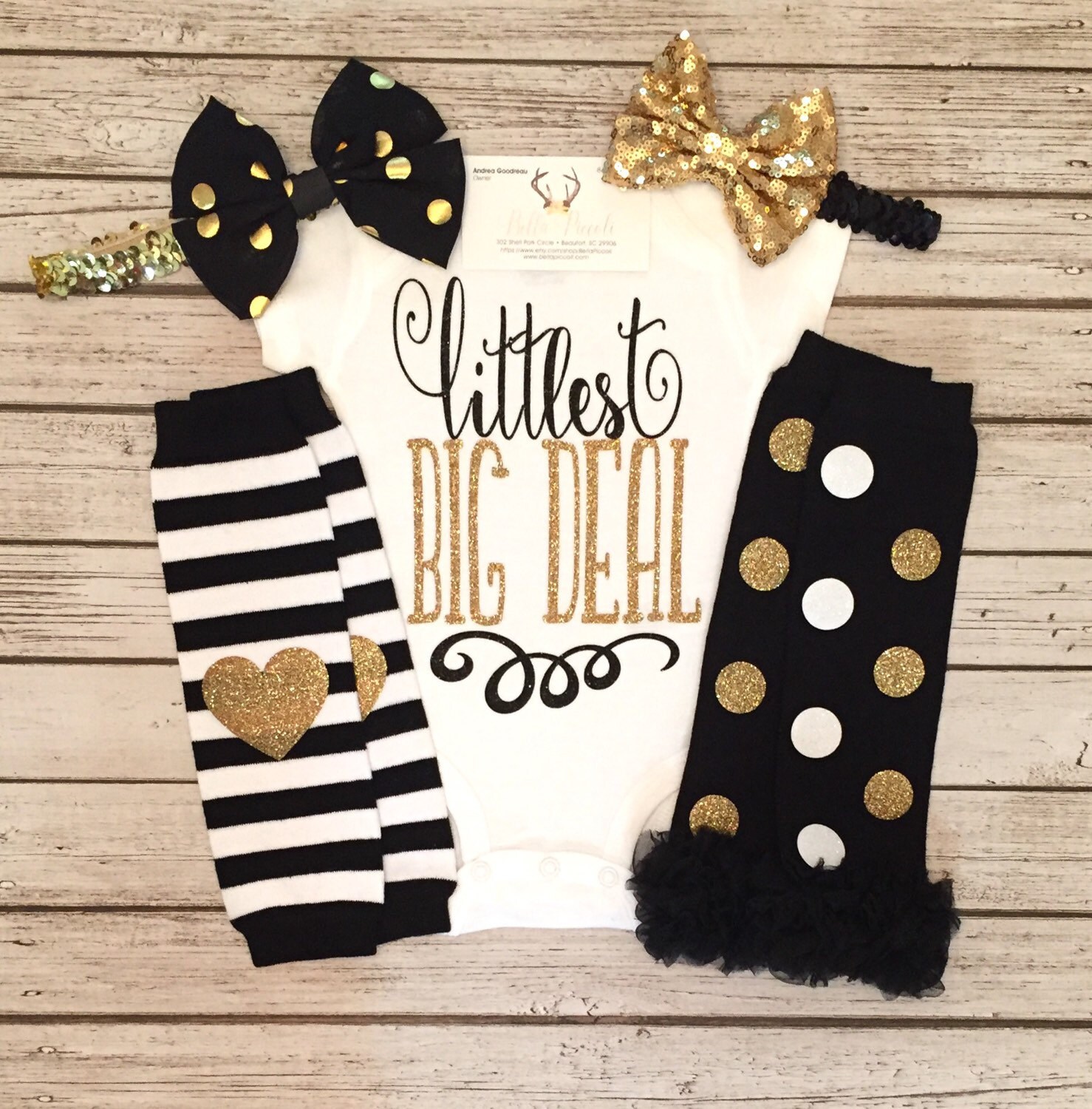 Baby Girl Clothes Littlest Big Deal Bodysuit Baby Girl Big