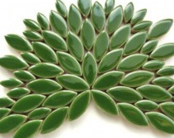 Petal Ceramic Mosaic Tiles - Eucalyptus - 50g (approx. 50 petals) (1.75 oz)
