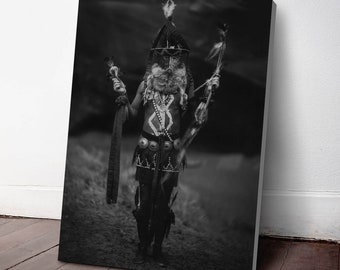 Native American Indian Canvas Print, Nayenezgani ca. 1904, Indigenous Americans, American Indian, indigenous people, NA49C