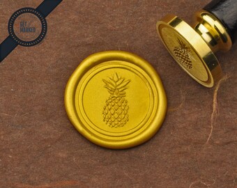 Pineapple 1 - Wax Seal Stamp by Get Marked (WS0271)