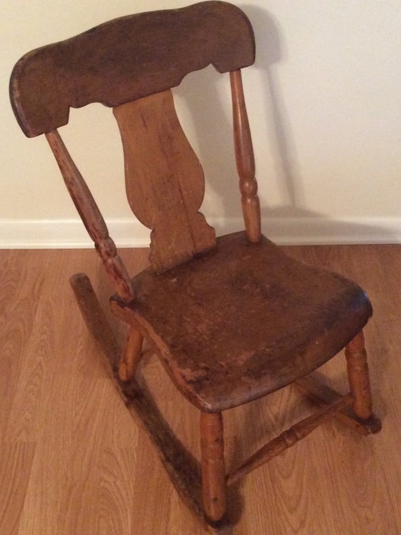 Antique Sewing Nursing Rocker Low Armless Wooden Victorian Like this item? - Antique Sewing Nursing Rocker Low Armless Wooden Victorian