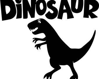 Download Dinosaur Silhouette SVG Files for Cricut or Silhouette Cute