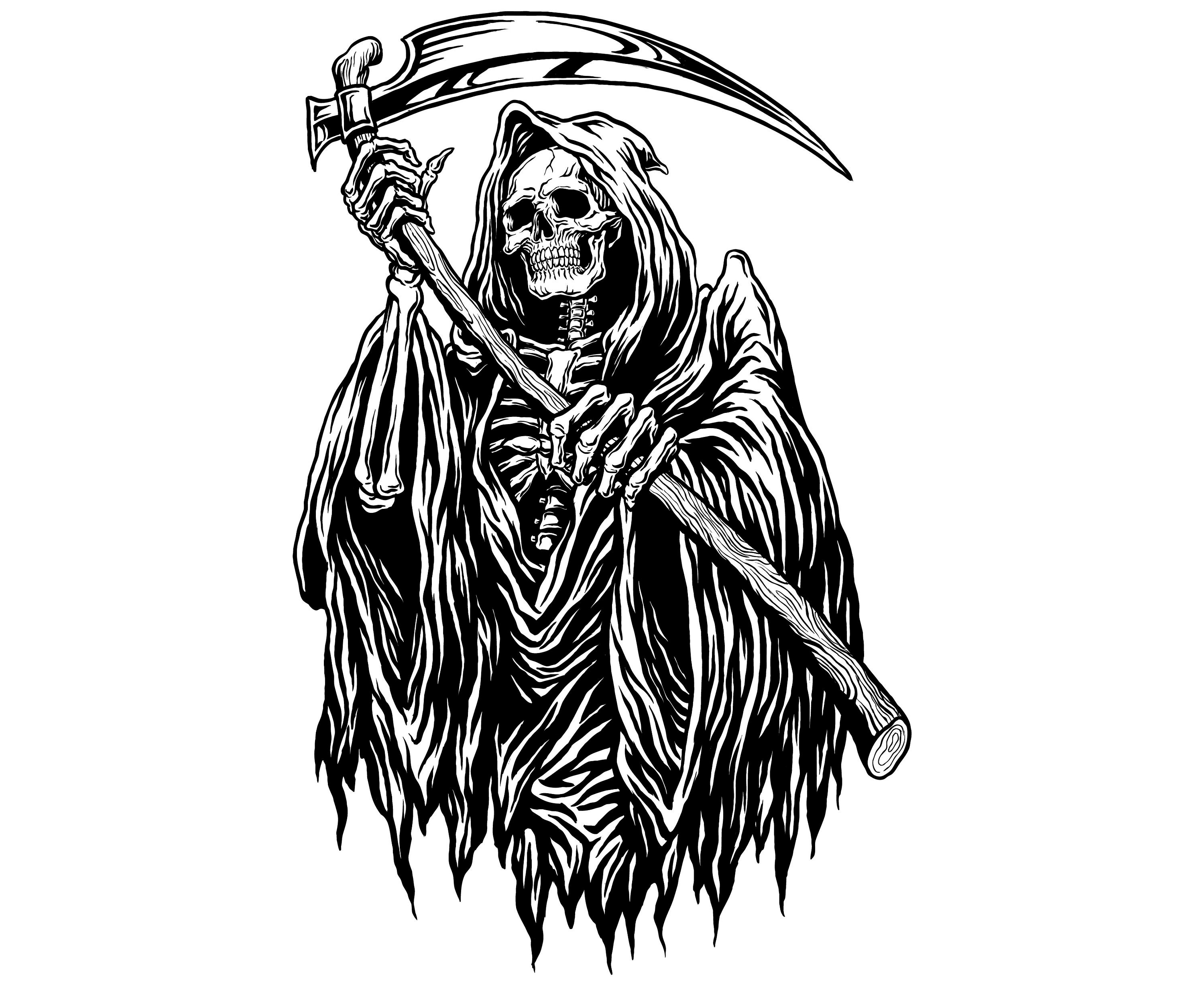 Download Grim reaper SVG Grim SVG Halloween svg Skeleton svg Reaper