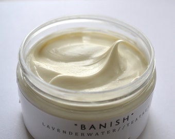 Moisturizing Face Cream for Oily/Combination Skin with Tea Tea, lavender water - Natural