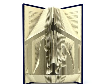 Book folding pattern - NATIVITY - 253 folds + Tutorial with Simple pattern - Heart - HO0108