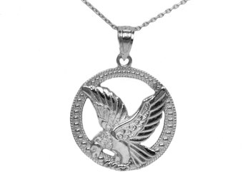 925 Sterling Silver Eagle Pendant