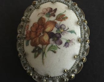 Western Germany Flower Brooch