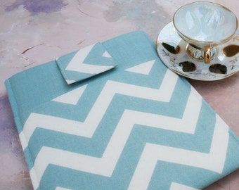 Kindle Case, Kindle Sleeve, Nook Case, Ereader Sleeve, Cover in Chevron Stripe, Gadget Cases and Covers, Ereader Accessories