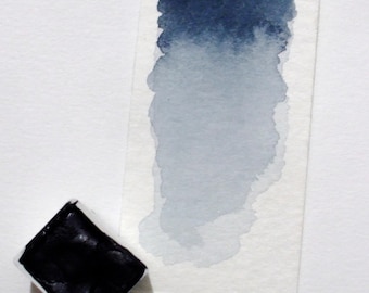 Mayan Blue - Indigo - Handmade Watercolor Paint - Artist Gift - Art Paint - Handcrafted Professional Watercolour - Natural Paint