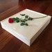 Set of 2 12x10 (31x26 cm) Wooden Photo Album Box, Wedding Album, Memory Wooden Box, Wedding Box, Unfinished Unpainted Wooden Box, Photo Box