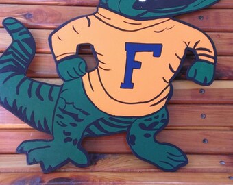 16" Wooden Florida Gators Door Sign