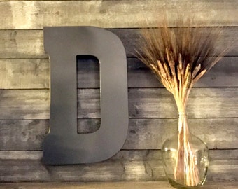 Large Metal Letter - Big Letter - Wall Letters - Rustic Decor - Wall Decor - Distressed Letters - Wedding decor
