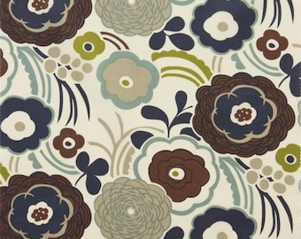 Mocca in Tea (Lawn Fabric) from the Lake Hollywood collection for Alexander Henry