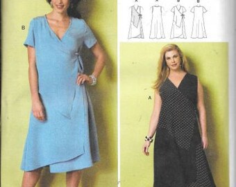 Womens Plus Size Dress, By Connie Crawford, Sizes XXL Thru 6X, New Uncut Butterick Patttern 6359