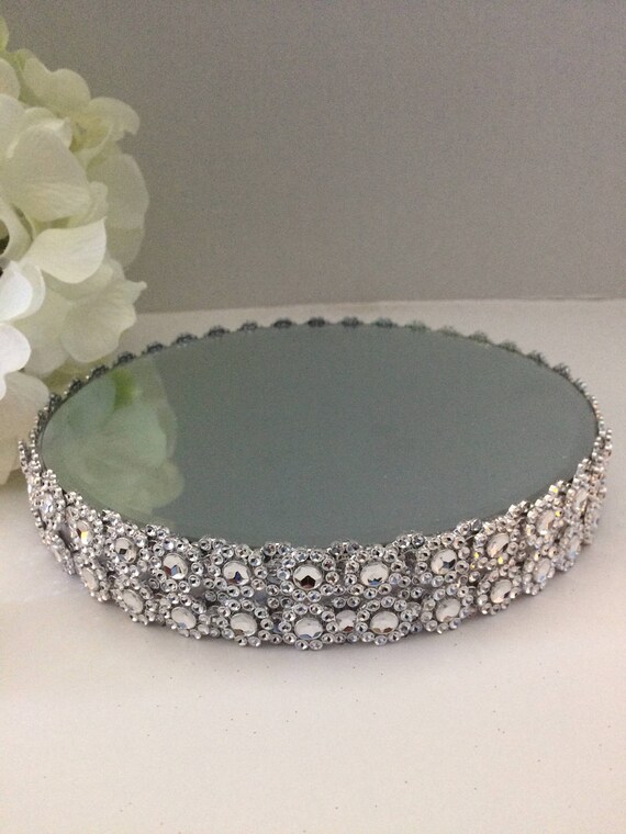 Round mirror Wedding centerpiece riser Mirror riser Wedding