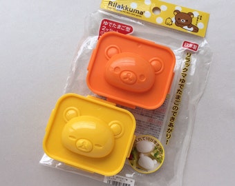 Kawaii Bear Egg Mold - Rilakkuma Boiled Egg Shapers