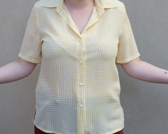 SALE Vintage Sommermann blouse, large