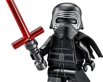 Kylo Ren STAR WARS Force Awakens Custom Minifigure 100% Lego Compatible!