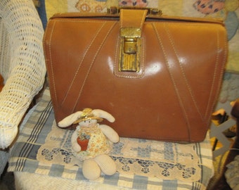 Leather Brief Case VINTAGE , Brief Case, Vintage Home Decor, Storage, Organization, Office Decor,
