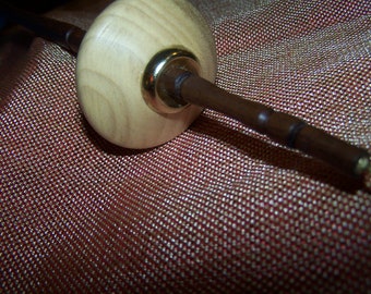 Top Whorl Drop Spindle with Poplar Whorl (DS153)