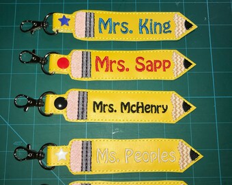 Pencil Key Fob - Pencil Key Chain