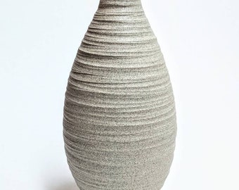 Carved Granite Seed Vase