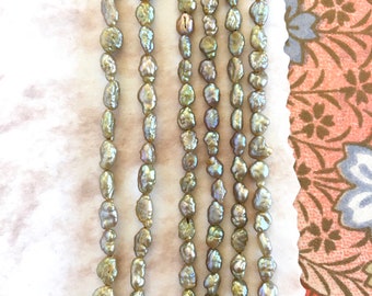 Vintage Fresh Water Pearls Rice Shape, Made in Japan, 3mm, 50Pcs