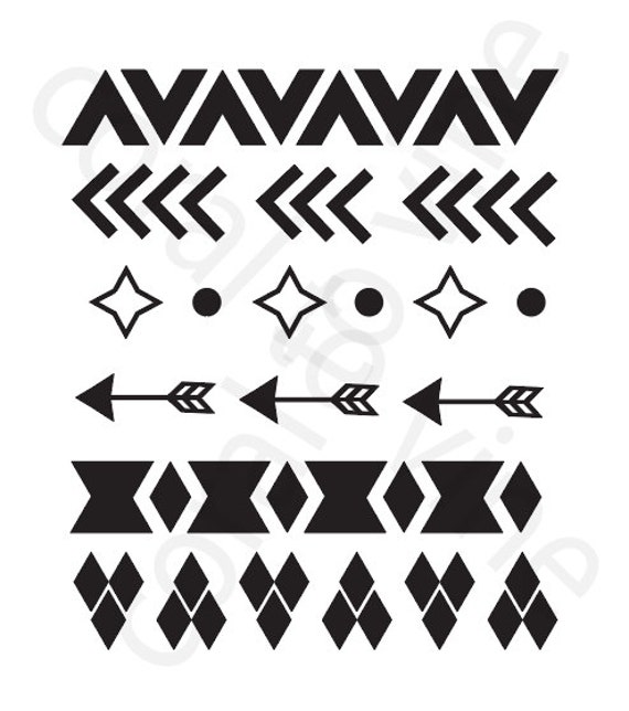 Arrow SVG Aztec SVG tribal shapes SVG arrow geometric svg