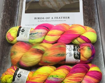 Birds of a Feather - a Hedgehog Fibre Kit in Hula Hoop