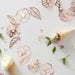 Rose Gold Garland | Rose Gold Decorations | Party Garland | Paper Garland | Rose Gold Wedding Decor | Baby Shower Garland | Floral Garland