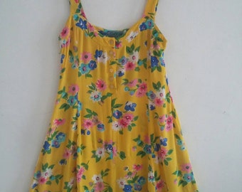 vintage floral grunge dress