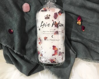 Love Potion bain Blend - Quartz Rose, cannelle et Patchouli