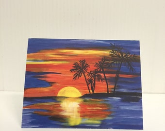 Summer Sunset Notecards