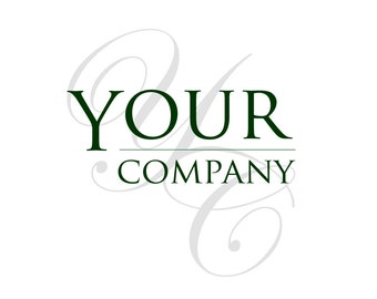 Pre-Made LOGO DESIGN - Customized with Your Name - Your Company Logo
