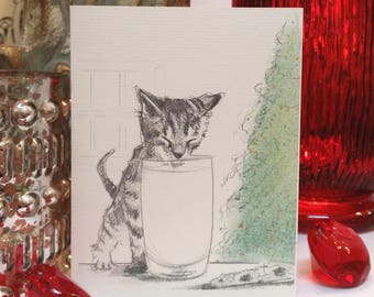 Boxed Milk Kitten Holiday Cards